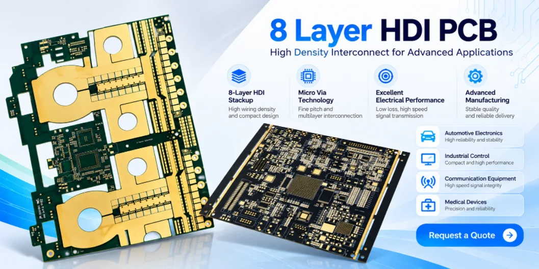 8 Layer HDI PCB Manufacturer in China