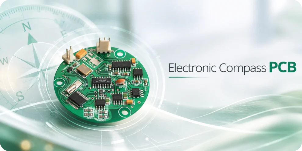 Electronic Compass PCB Manufacturing & PCBA for Digital Heading Products