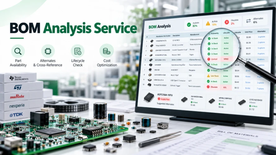 PCB Assembly with Free BOM Analysis Service