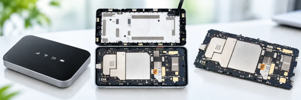 Mobile Wi-Fi router PCBA with assembled PCB