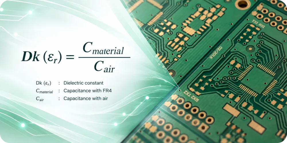 FR4 dielectric constant formula and PCB copper traces