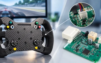 Racing Wheel Controller PCB Manufacturing & Assembly for Force-Feedback and Direct-Drive Gaming Systems